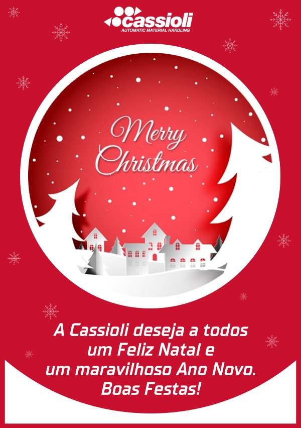 A Cassioli deseja a todos um Feliz Natal - Cassioli Group Srl